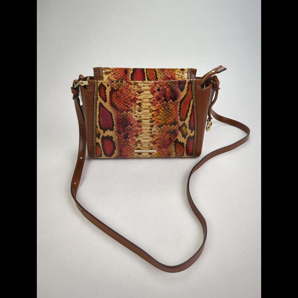 [GONE] NWT BRAHMIN HILLARY Bridgeport Satchel Leather Purse Crossbody Brown